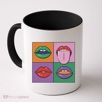 Pop Art Mouths Coffee Mug thumb 0