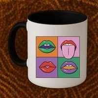 Pop Art Mouths Coffee Mug thumb 2