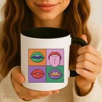 Pop Art Mouths Coffee Mug thumb 3