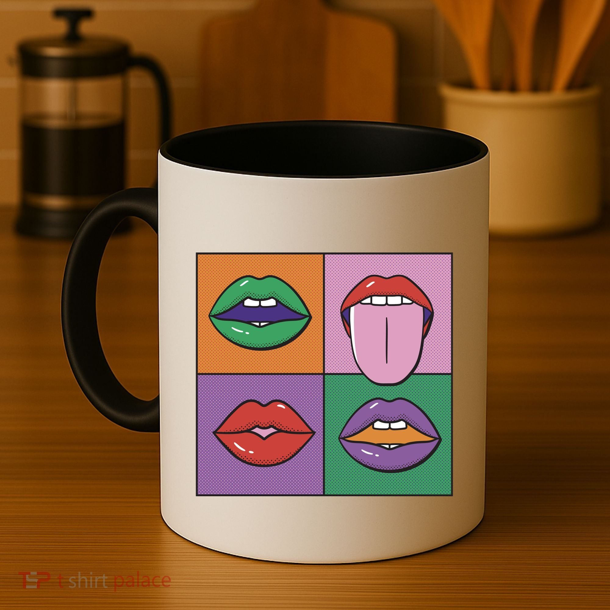 Pop Art Mouths Coffee Mug