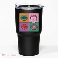 Pop Art Mouths Tumbler thumb 0