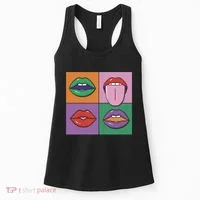 Pop Art Mouths Women's Tank Top thumb 0