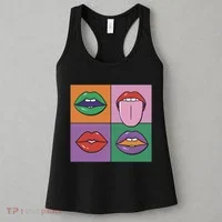 Pop Art Mouths Women's Tank Top thumb 3