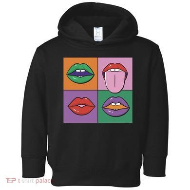Pop Art Mouths Toddler Hoodie