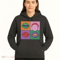 Pop Art Mouths Hoodie thumb 5