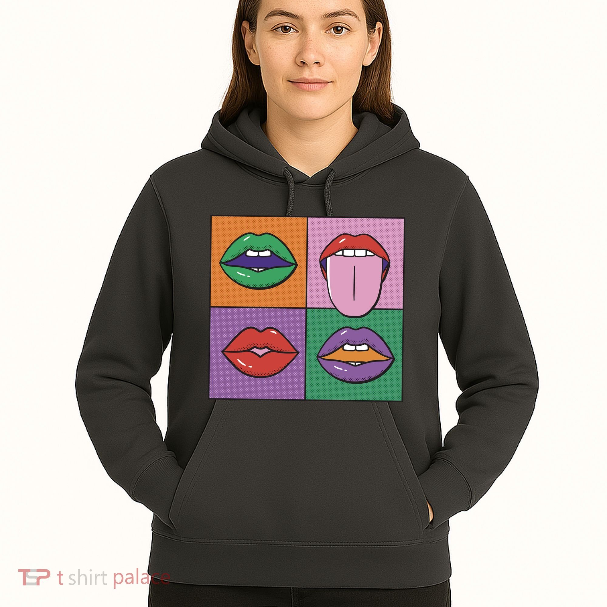 Pop Art Mouths Hoodie