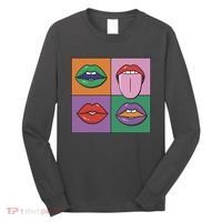 Pop Art Mouths Long Sleeve Shirt thumb 0