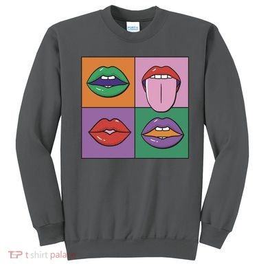 Pop Art Mouths Sweatshirt