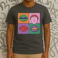 Pop Art Mouths T-Shirt thumb 3