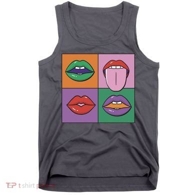 Pop Art Mouths Tank Top