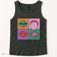 Pop Art Mouths Tank Top thumb 2