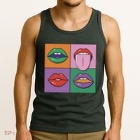 Pop Art Mouths Tank Top thumb 3