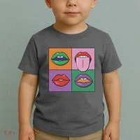Pop Art Mouths Toddler T-Shirt thumb 2