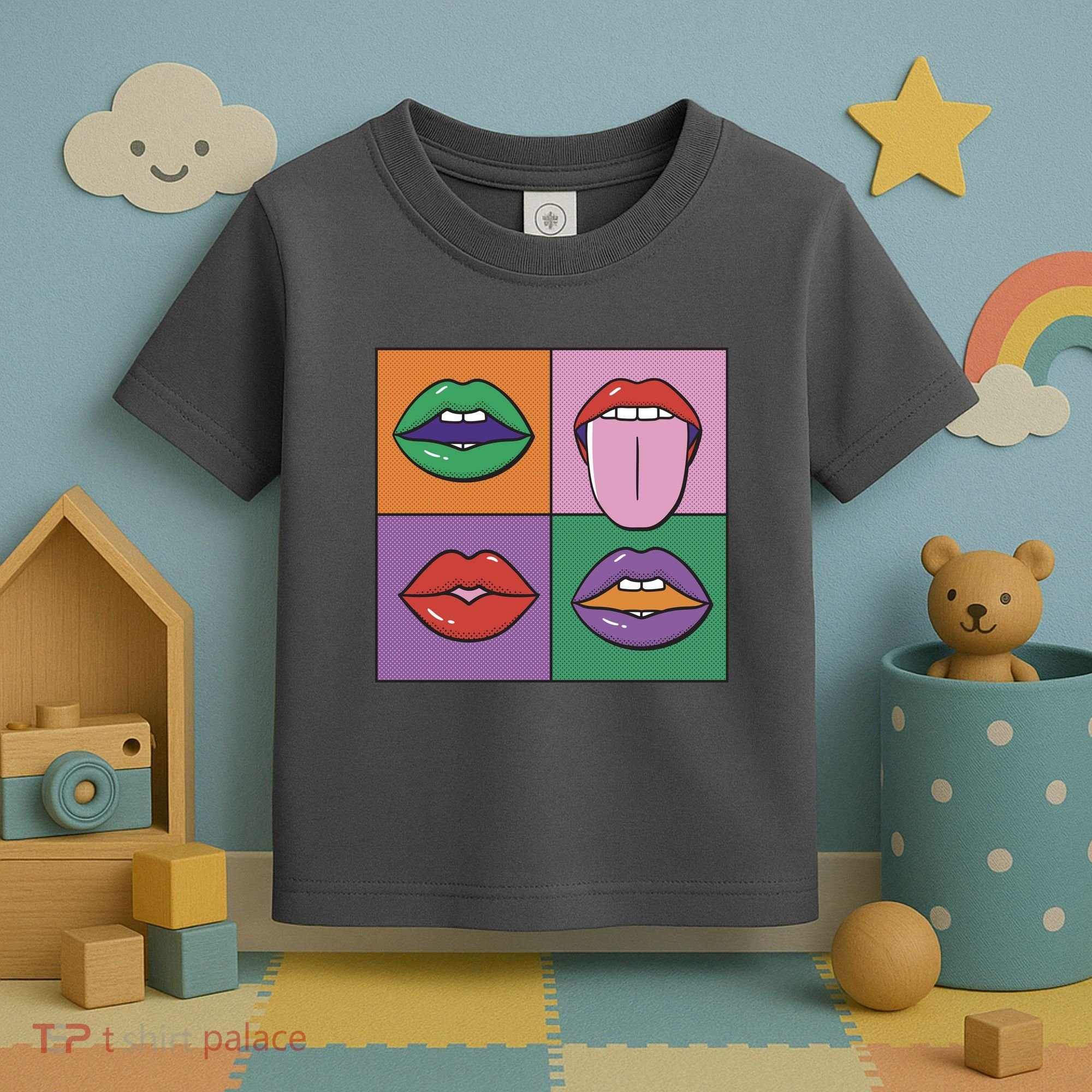 Pop Art Mouths Toddler T-Shirt