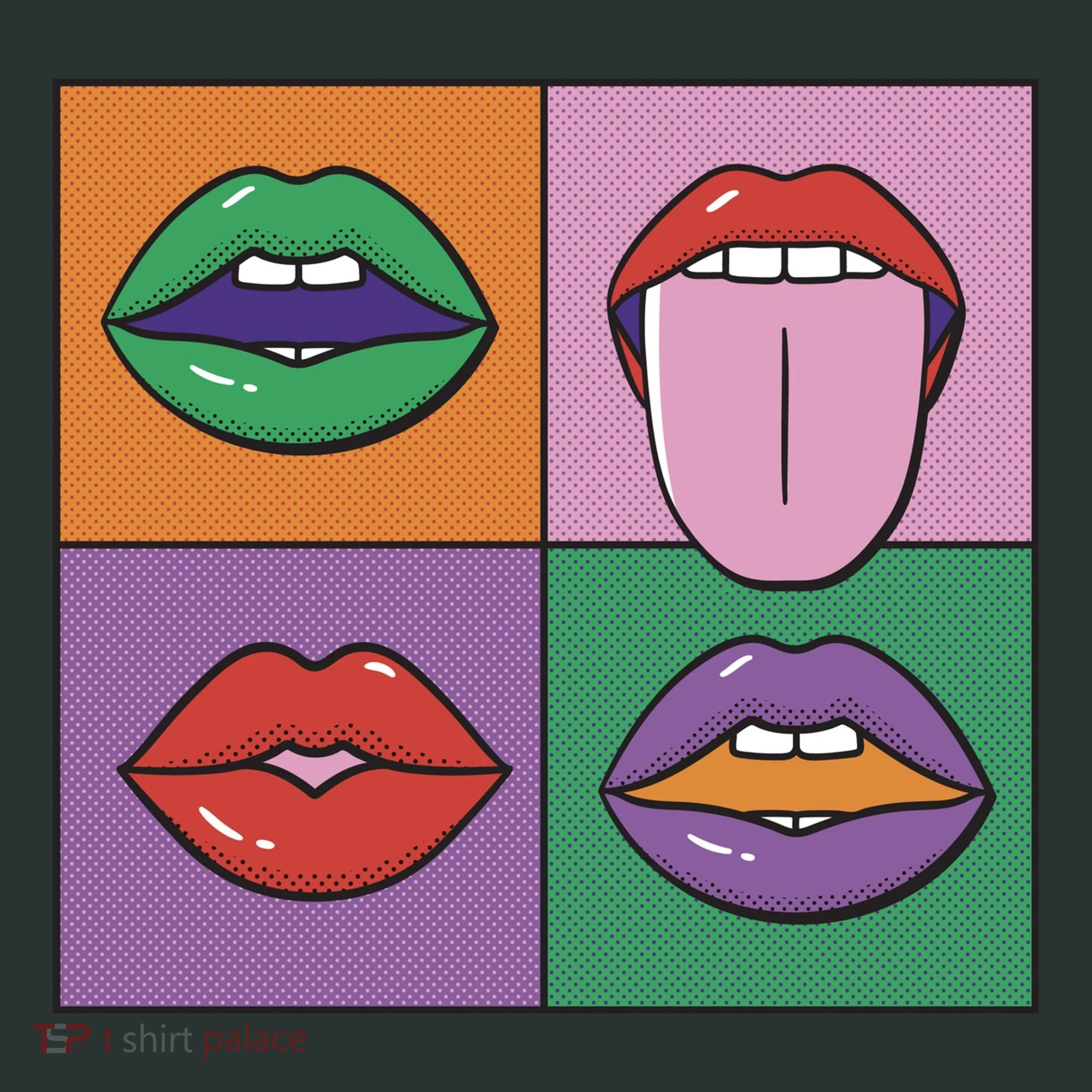 Pop Art Mouths Toddler T-Shirt