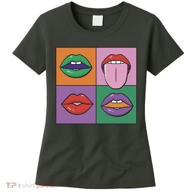 Pop Art Mouths Women's T-Shirt