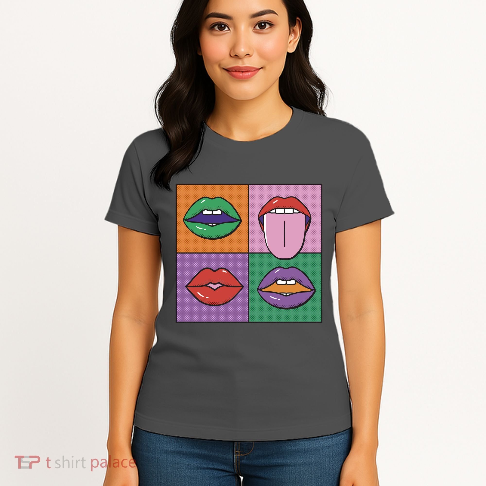 Pop Art Mouths Women's T-Shirt