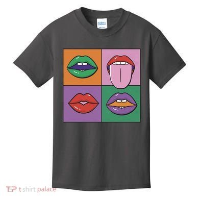 Pop Art Mouths Kids T-Shirt