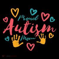 Proud Autism Mom Handprints Women's Hoodie thumb 2