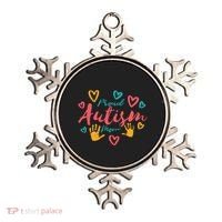 Proud Autism Mom Handprints Ornament thumb 0