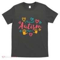 Proud Autism Mom Handprints T-Shirt thumb 0
