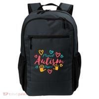 Proud Autism Mom Handprints Backpack thumb 0