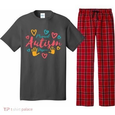 Proud Autism Mom Handprints Pajama Set