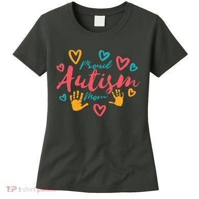 Proud Autism Mom Handprints Women's T-Shirt