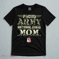 Proud Army National Guard Mom USA Military Veteran Mothers T-Shirt thumb 5