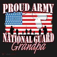 Proud Army National Guard Grandpa Grandparents Day Women's Hoodie thumb 2