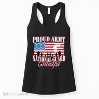 Proud Army National Guard Grandpa Grandparents Day Women's Tank Top thumb 0