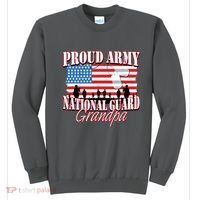 Proud Army National Guard Grandpa Grandparents Day Sweatshirt thumb 0