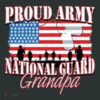 Proud Army National Guard Grandpa Grandparents Day Sweatshirt thumb 2
