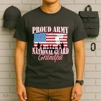 Proud Army National Guard Grandpa Grandparents Day T-Shirt thumb 6