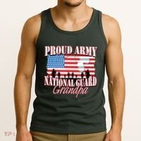 Proud Army National Guard Grandpa Grandparents Day Tank Top thumb 3