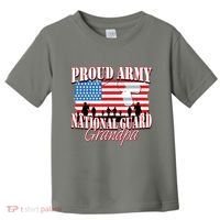 Proud Army National Guard Grandpa Grandparents Day Toddler T-Shirt thumb 0