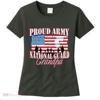 Proud Army National Guard Grandpa Grandparents Day Women's T-Shirt thumb 0