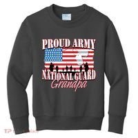 Proud Army National Guard Grandpa Grandparents Day Kids Sweatshirt thumb 0