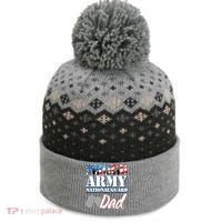 Proud Army National Guard Dad Fathers Day The Baniff Cuffed Pom Beanie thumb 0