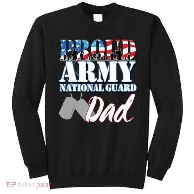 Proud Army National Guard Dad Fathers Day Sweatshirt