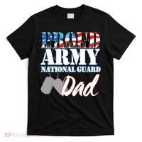 Proud Army National Guard Dad Fathers Day T-Shirt thumb 0