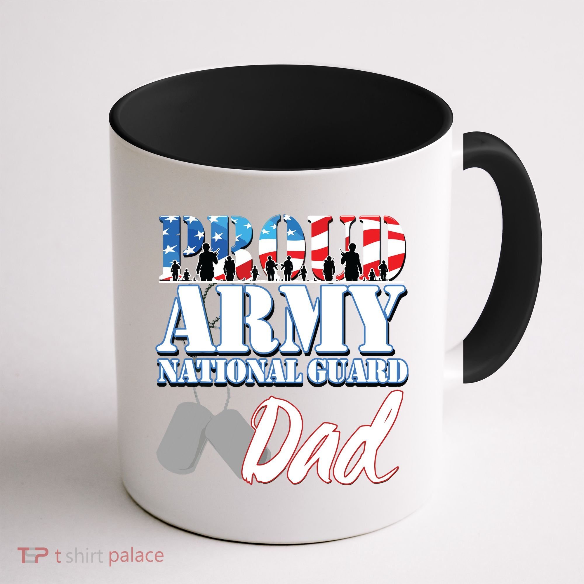 Proud Army National Guard Dad Fathers Day Coffee Mug