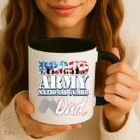 Proud Army National Guard Dad Fathers Day Coffee Mug thumb 3