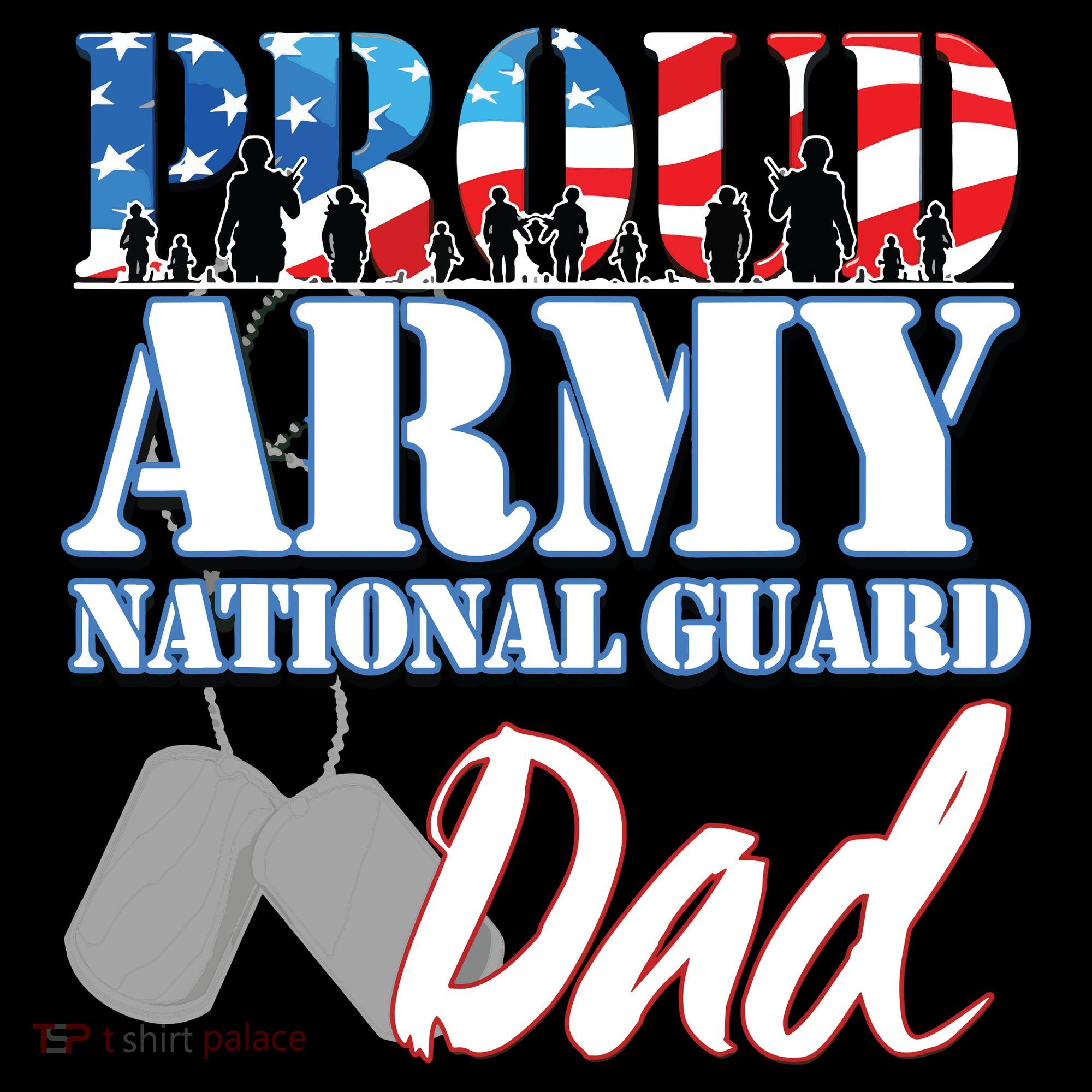 Proud Army National Guard Dad Fathers Day Coffee Mug