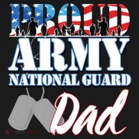 Proud Army National Guard Dad Fathers Day Women's Perfect Tri Tunic Long Sleeve Shirt thumb 2