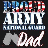 Proud Army National Guard Dad Fathers Day Women's Hoodie thumb 2