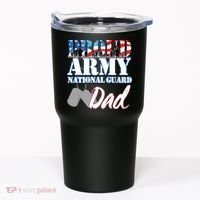 Proud Army National Guard Dad Fathers Day Tumbler thumb 0