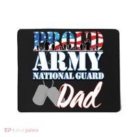 Proud Army National Guard Dad Fathers Day Mousepad thumb 0
