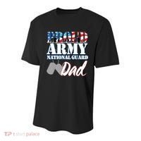 Proud Army National Guard Dad Fathers Day Youth Performance Sprint T-Shirt thumb 0