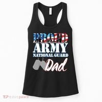Proud Army National Guard Dad Fathers Day Women's Tank Top thumb 0